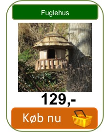 Rigtig s�dt fuglehus til at h�nge i fx tr�et